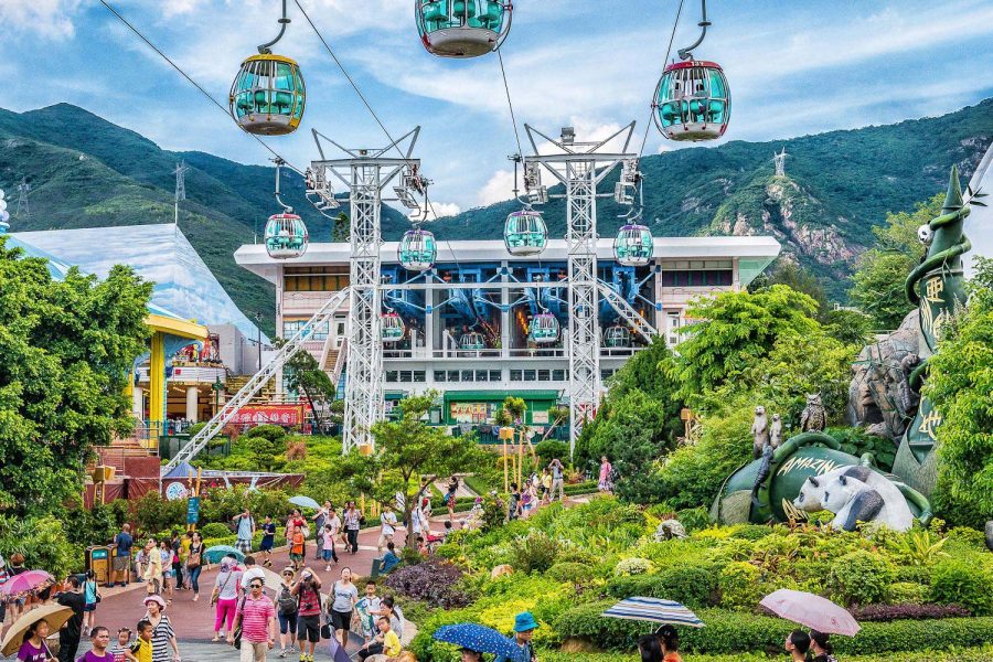 CableCarStation cable car Hong Kong ocean park